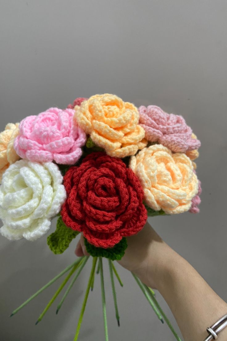 Rose radiance multi color bunch