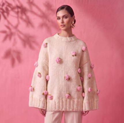 Fleur Tunisian Crochet Shirt
