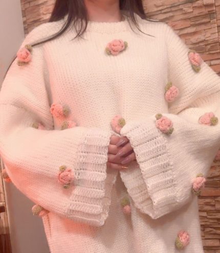 Fleur Tunisian Crochet Shirt